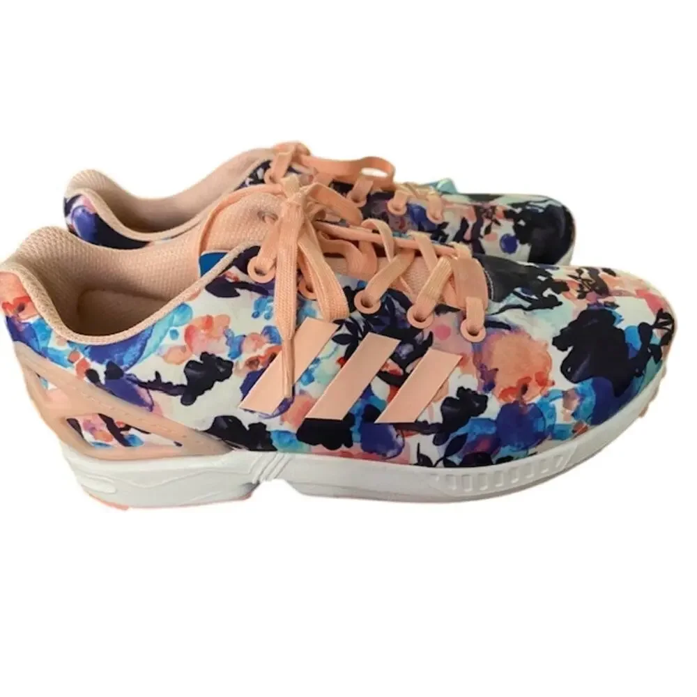 Adidas ZX Flux J Ortholite‎ Hazcor/White BB2879 Size 6.5